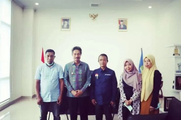Tim LPPM IAIN Kendari saat bersilaturahmi dengan Bupati Konawe Kepulauan