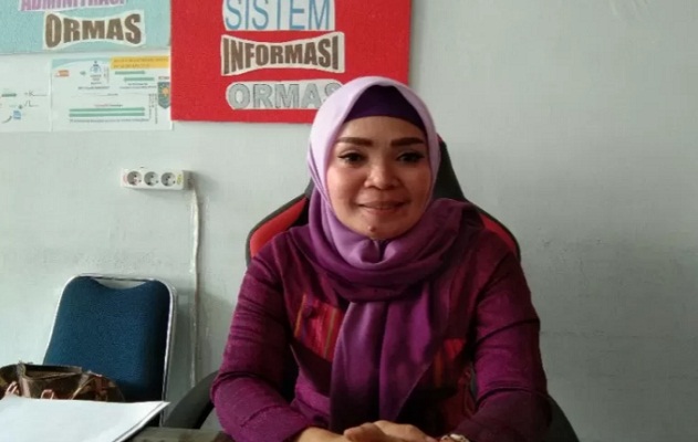 Kasubid Ketahanan Seni Budaya dan Agama Kesbangpol Sultra Megawati Hamzah,