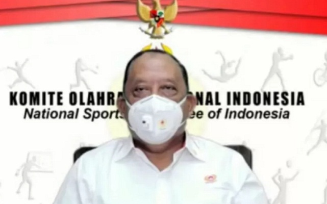 Arsip - Ketua Umum Komite Olahraga Nasional Pusat Letjen TNI Marciano Norman